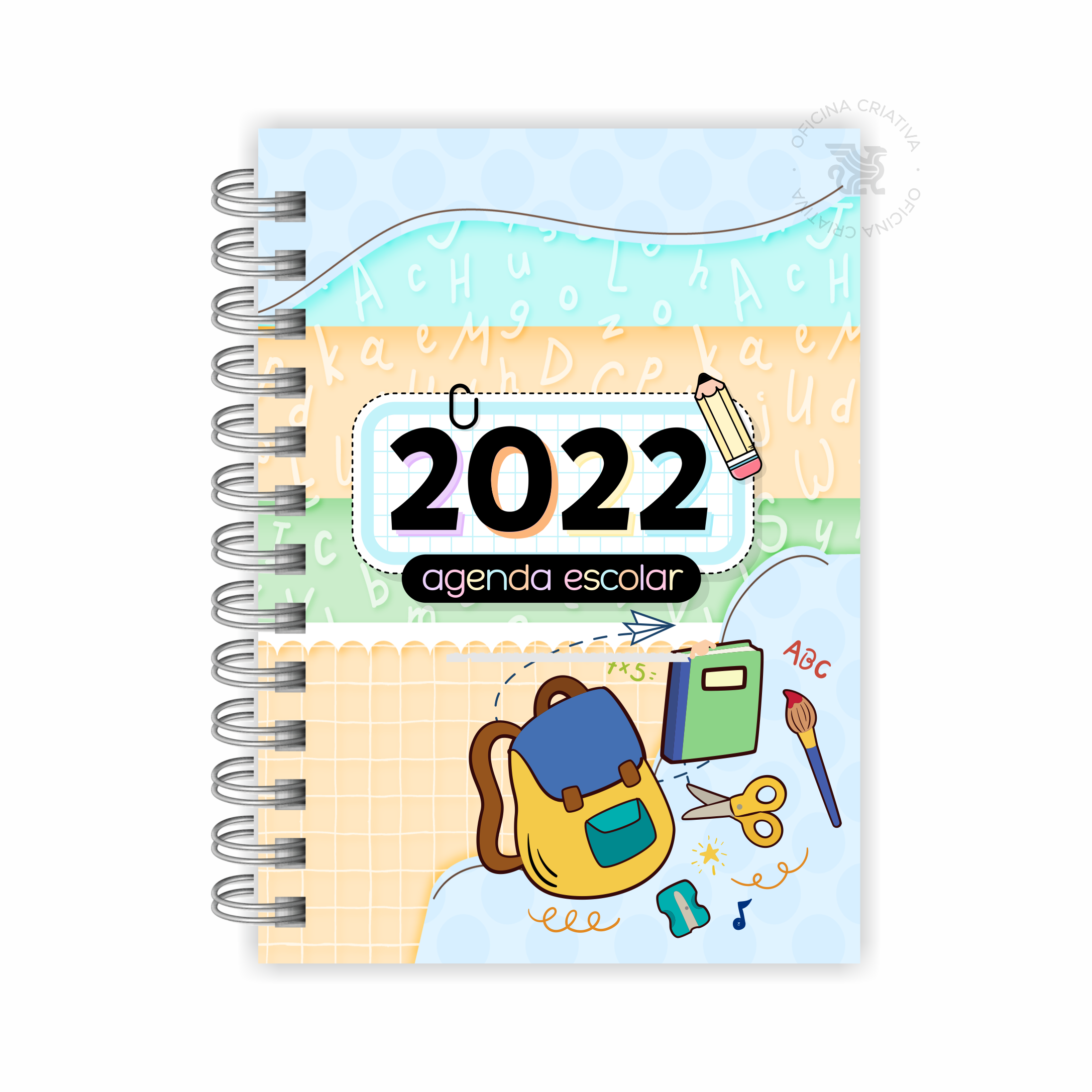Agenda Escolar 2023 Infantil, Cute Menino Azul