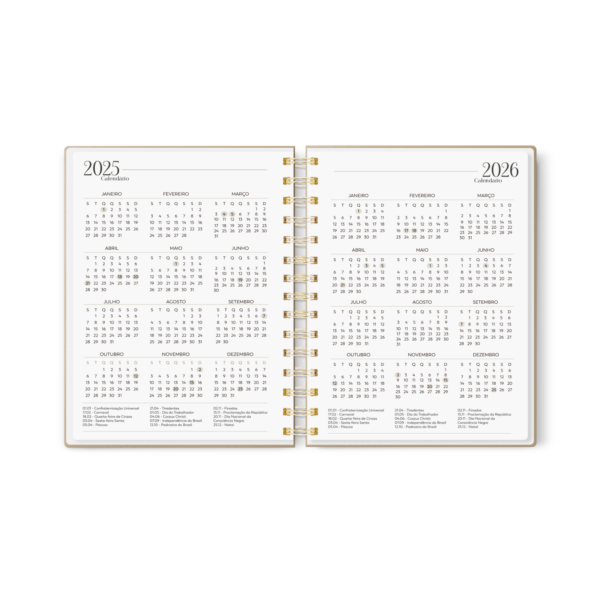 Agenda 2025 personalizada 2 dias por pág Horizontal - Image 3