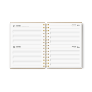 Agenda 2025 personalizada 2 dias por pág Horizontal