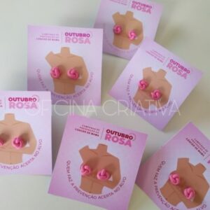 Oficina Criativa brinde outubro rosa nó