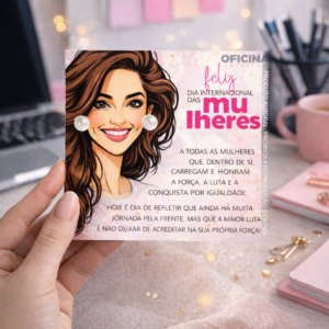 Oficina criativa mimo dia da mulher brincos de pérola